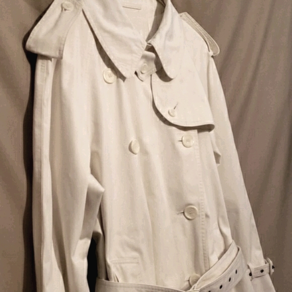 GWC COTTON TRENCH COAT QUALITY LINED SZ 10 - Picture 3 of 8